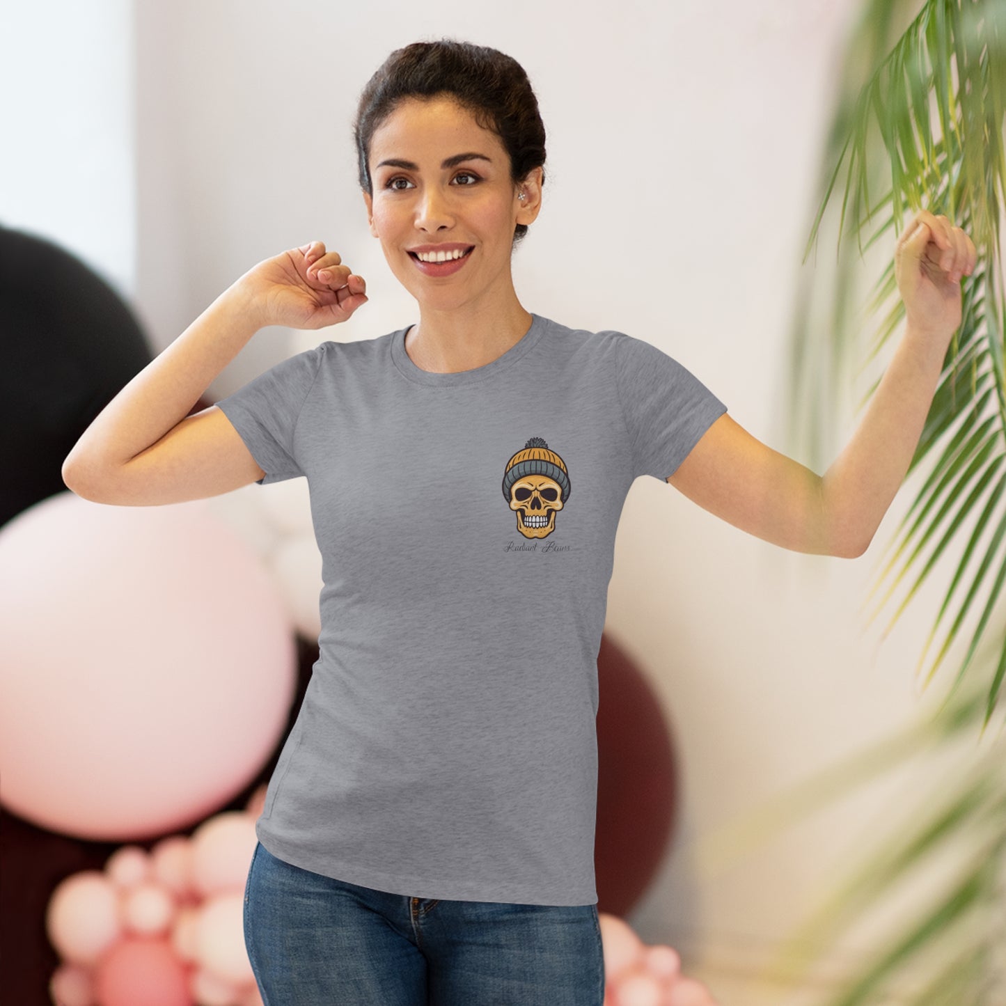 Knit Fast, Die Warm - Gold - Women's T-Shirt