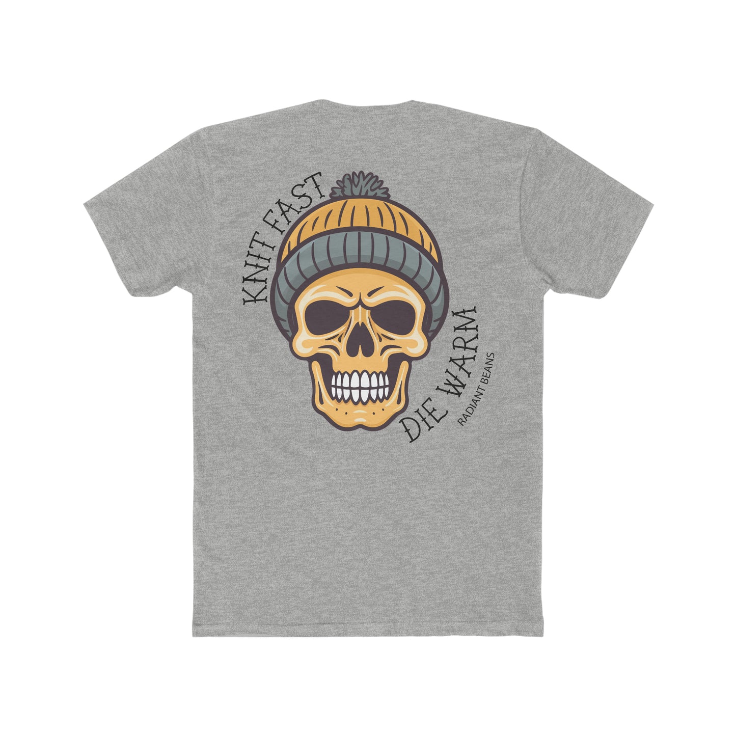 Knit Fast, Die Warm - Gold - Men's T-Shirt