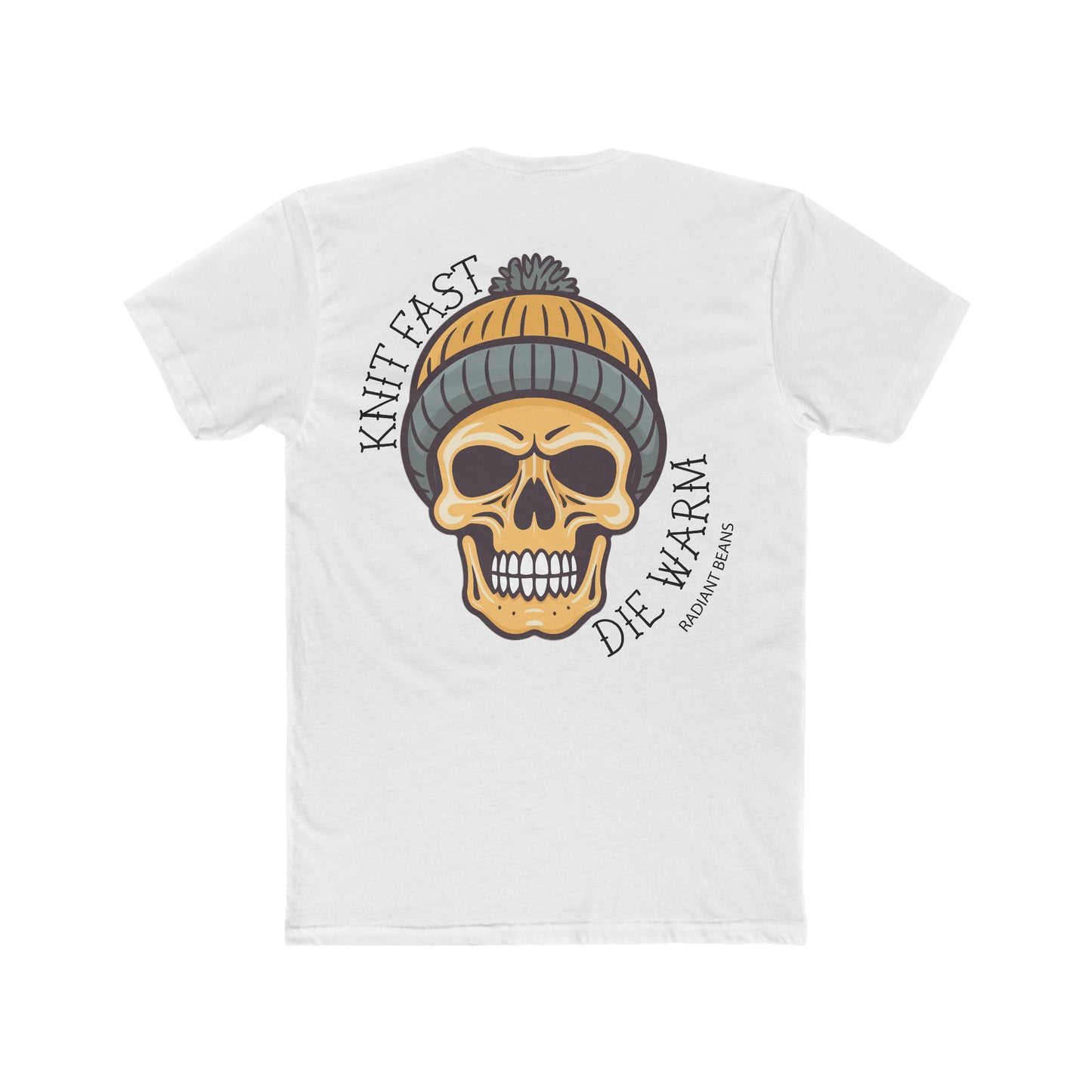 Knit Fast, Die Warm - Gold - Men's T-Shirt