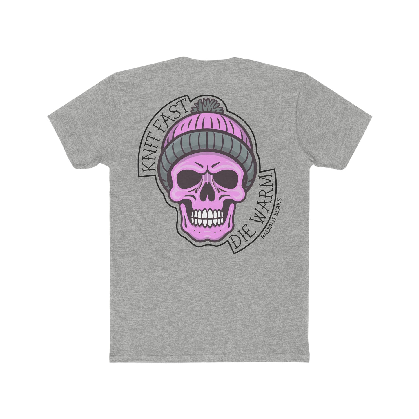 Knit Fast, Die Warm - Purple - Men's T-Shirt