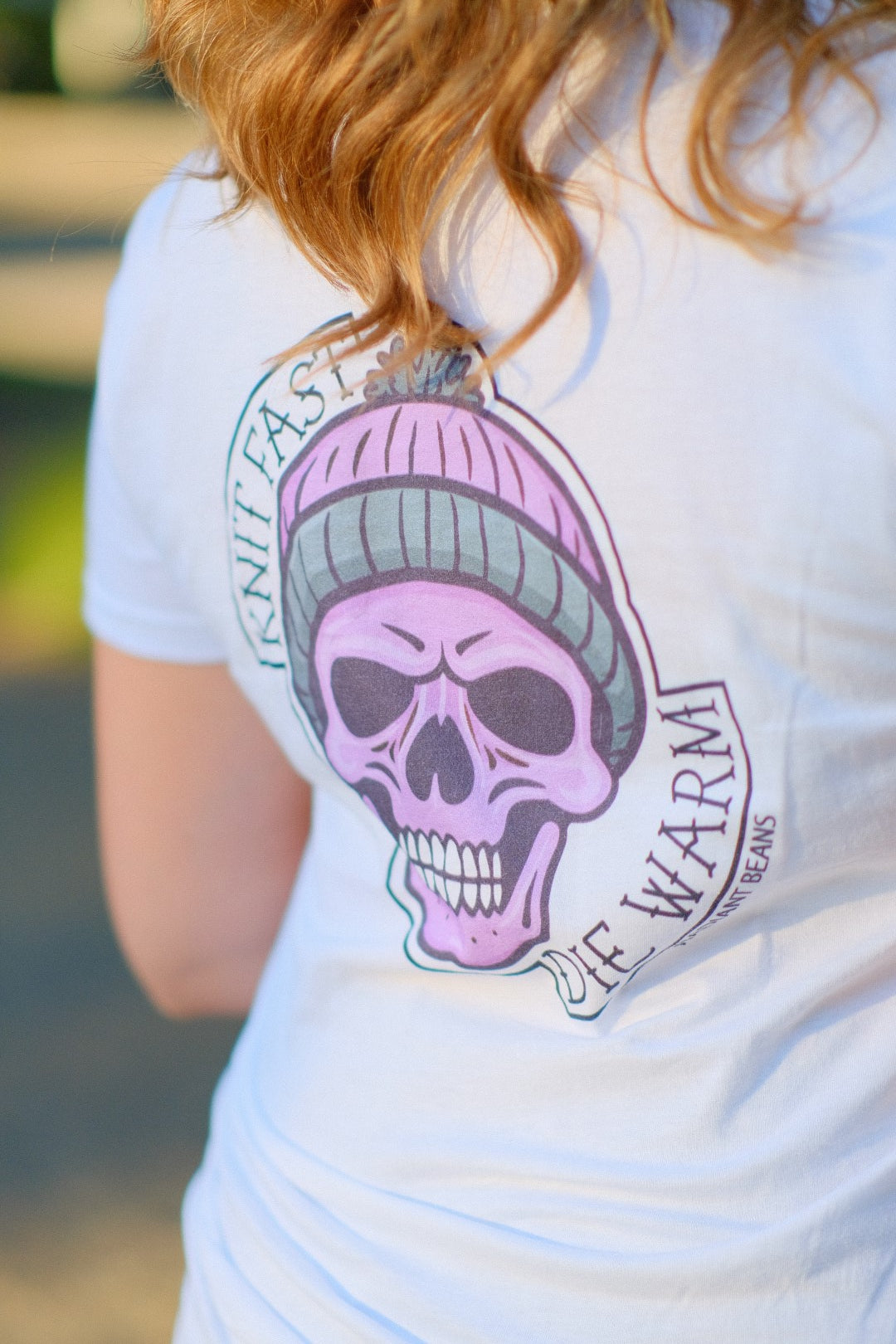 Knit Fast, Die Warm - Purple - Women's T-Shirt