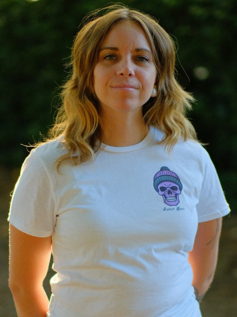 Knit Fast, Die Warm - Purple - Women's T-Shirt