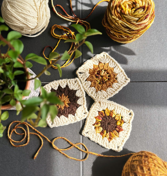 Sunflower Granny Squares