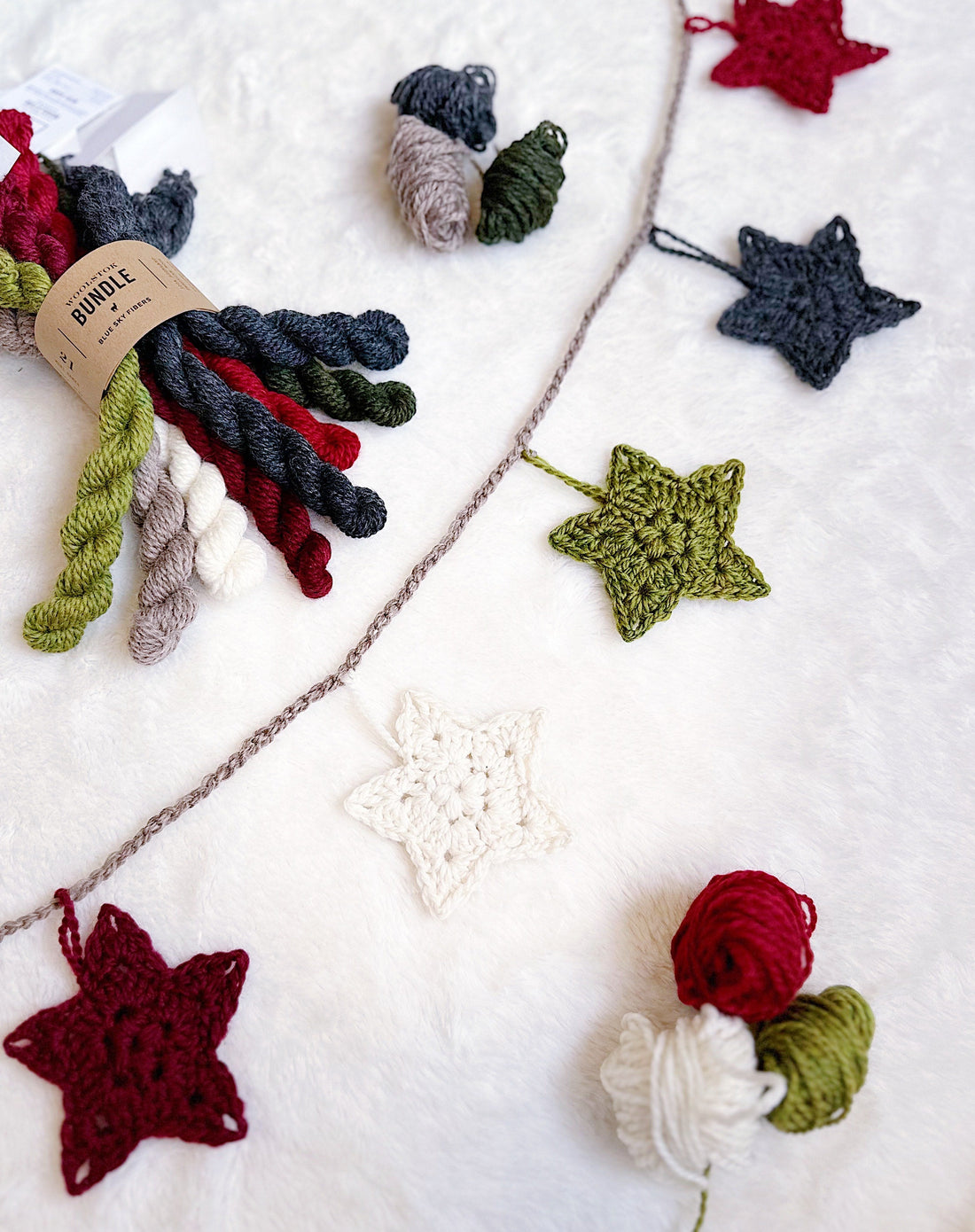 Crochet Star Garland/Ornament Pattern