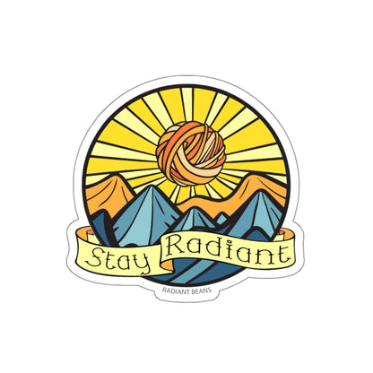 Stay Radiant - Vinyl Sticker