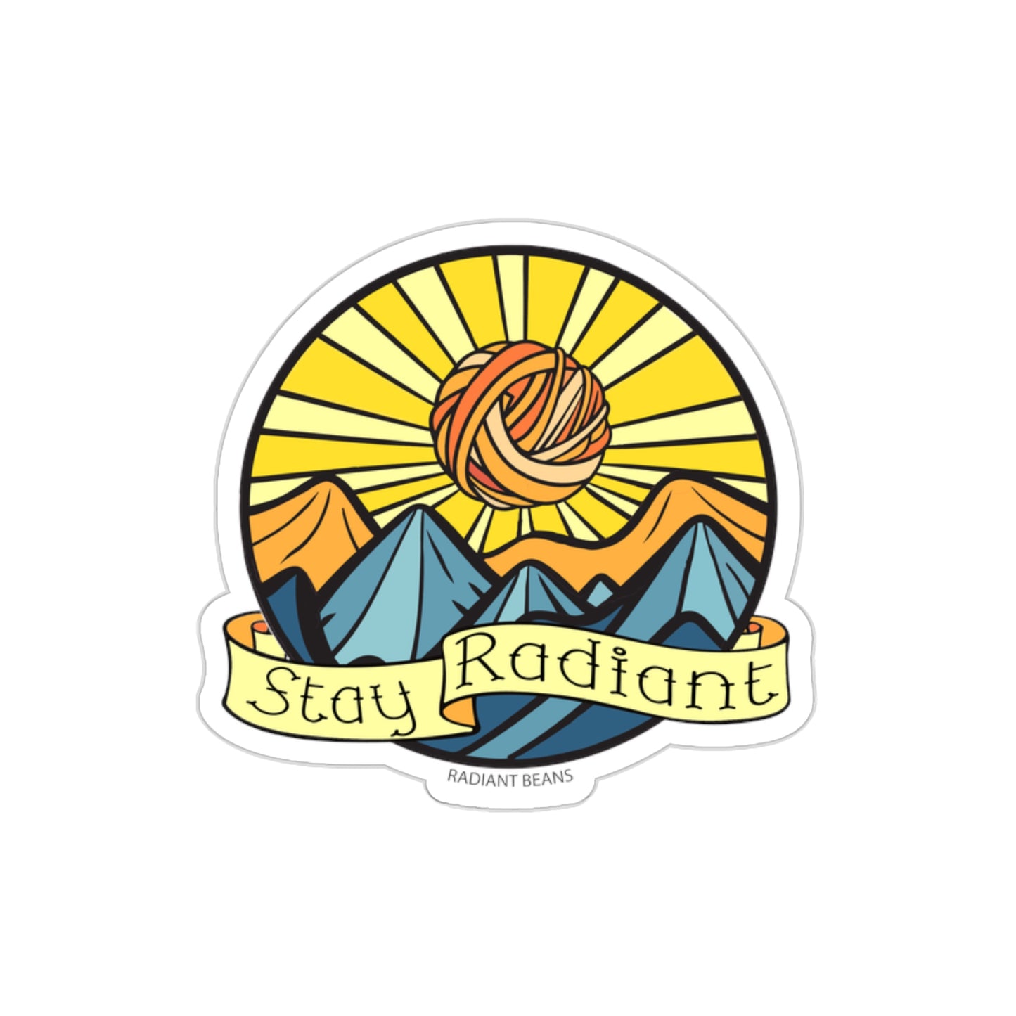 Stay Radiant - Vinyl Sticker