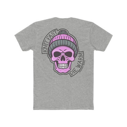 Knit Fast, Die Warm - Purple - Men's T-Shirt